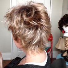 将图片加载到图库查看器,Foreign gas champagne gold short wig