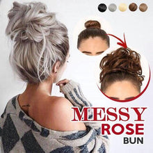 将图片加载到图库查看器,Messy Rose Bun