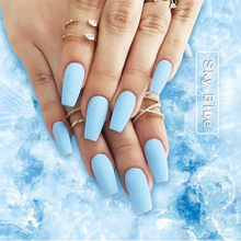 将图片加载到图库查看器,1min Style Change Reusable Matte Wearing Manicure Fake Nails(24PCS) - 1203