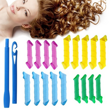 将图片加载到图库查看器,Magic Long Hair Curlers Spiral Ringlets - 1203