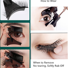 将图片加载到图库查看器,8D Magnetic Eyelash Curler With False Eyelashes Set - 1203