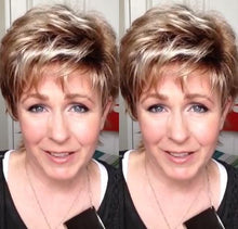 将图片加载到图库查看器,Foreign gas champagne gold short wig