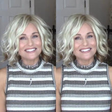 将图片加载到图库查看器,Casual light gold BOB volume wig