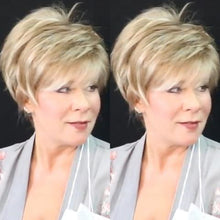 将图片加载到图库查看器,Fashion Linen gold short wig
