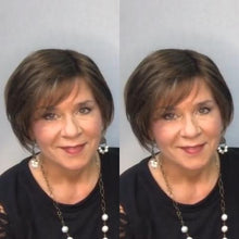 将图片加载到图库查看器,Casual black short wig