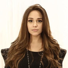 将图片加载到图库查看器,Super warm brown long wave wig