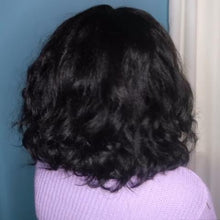 将图片加载到图库查看器,Romantic black shoulder roll wig