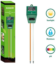 将图片加载到图库查看器,Limited Quantity 3in1 Soil Tester - Sunlight, pH level, Moisture