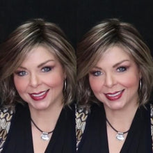 将图片加载到图库查看器,Stylish gorgeous gold brown mixed BOB wig