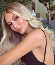 将图片加载到图库查看器,Natural golden long wig