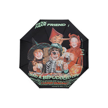 将图片加载到图库查看器,Fun cartoon sun and rain dual-use automatic folding umbrella