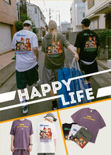 将图片加载到图库查看器,Retro cartoon personality loose short sleeve T-shirt