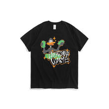 将图片加载到图库查看器,Tide brand cartoon duck men and women short sleeve T-shirt