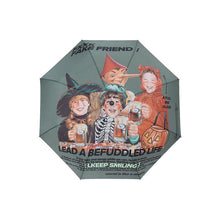 将图片加载到图库查看器,Fun cartoon sun and rain dual-use automatic folding umbrella