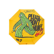 将图片加载到图库查看器,Personalized fun cactus sunscreen rain and rain dual-use automatic folding umbrella