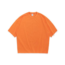 将图片加载到图库查看器,Loose solid color T-shirt five points T-shirt