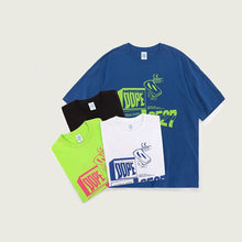 将图片加载到图库查看器,Twisted smiley loose short sleeve T-shirt