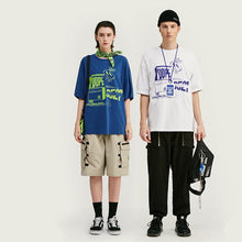 将图片加载到图库查看器,Twisted smiley loose short sleeve T-shirt