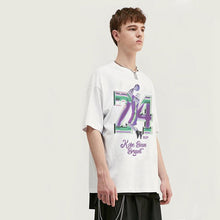 将图片加载到图库查看器,Kobe No. 24 jersey loose short-sleeved T-shirt