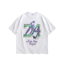 将图片加载到图库查看器,Kobe No. 24 jersey loose short-sleeved T-shirt