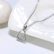 将图片加载到图库查看器,BETTER HALF HEART PENDANT NECKLACE
