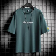 将图片加载到图库查看器,Men's T-shirt with ice silk bottoming shirt