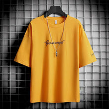 将图片加载到图库查看器,Men's T-shirt with ice silk bottoming shirt