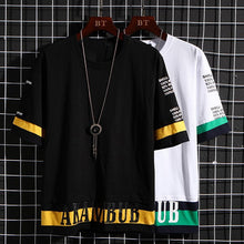 将图片加载到图库查看器,Cotton loose round neck casual T-shirt