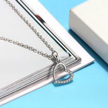 将图片加载到图库查看器,BETTER HALF HEART PENDANT NECKLACE