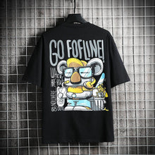 将图片加载到图库查看器,Pure cotton loose tide brand suits with 3/4 sleeve sleeves