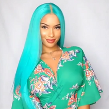 将图片加载到图库查看器,Sky blue long straight