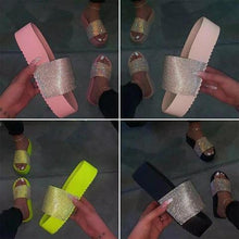 将图片加载到图库查看器,50% Off-Colorful Rhinestone Platform Diamond Sandals