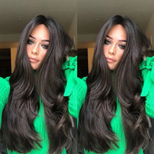 将图片加载到图库查看器,Kyller Long black wave wig