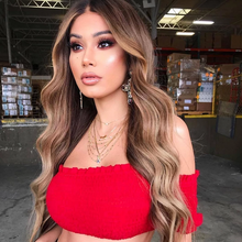 将图片加载到图库查看器,Brown gradation wig