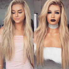 将图片加载到图库查看器,Gradient champagne wig