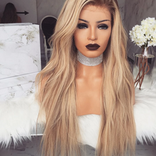 将图片加载到图库查看器,Gradient champagne wig