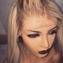 将图片加载到图库查看器,Gradient champagne wig