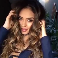 将图片加载到图库查看器,2019INS hot dark brown wig !