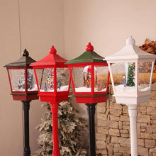 将图片加载到图库查看器,Electric Snowing Street Lamp Christmas Decoration