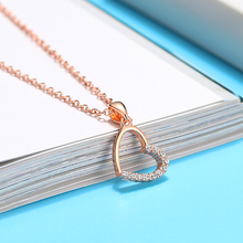 将图片加载到图库查看器,BETTER HALF HEART PENDANT NECKLACE