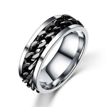 将图片加载到图库查看器,Limited Quantity Titanium Steel Rotatable Chain Ring