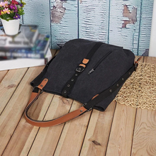 将图片加载到图库查看器,2020 Style Women Bags 2-In-1 Canvas Backpack-Shoulder Bag