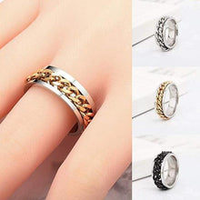 将图片加载到图库查看器,Limited Quantity Titanium Steel Rotatable Chain Ring