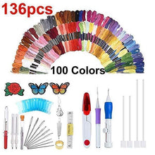 将图片加载到图库查看器,50% OFF - Rainbow Color Embroidery Threading Tool 136 Sets