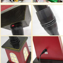 将图片加载到图库查看器,Electric Snowing Street Lamp Christmas Decoration