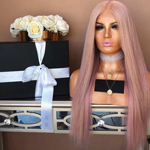 将图片加载到图库查看器,Light pink long straight