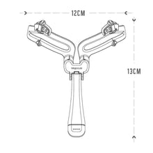 将图片加载到图库查看器,Adjustable Eyebrow Shapes Stencil - 1203