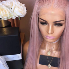 将图片加载到图库查看器,Light pink long straight