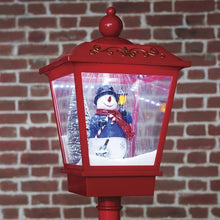 将图片加载到图库查看器,Electric Snowing Street Lamp Christmas Decoration