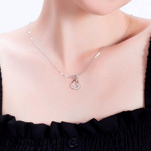 将图片加载到图库查看器,BETTER HALF HEART PENDANT NECKLACE